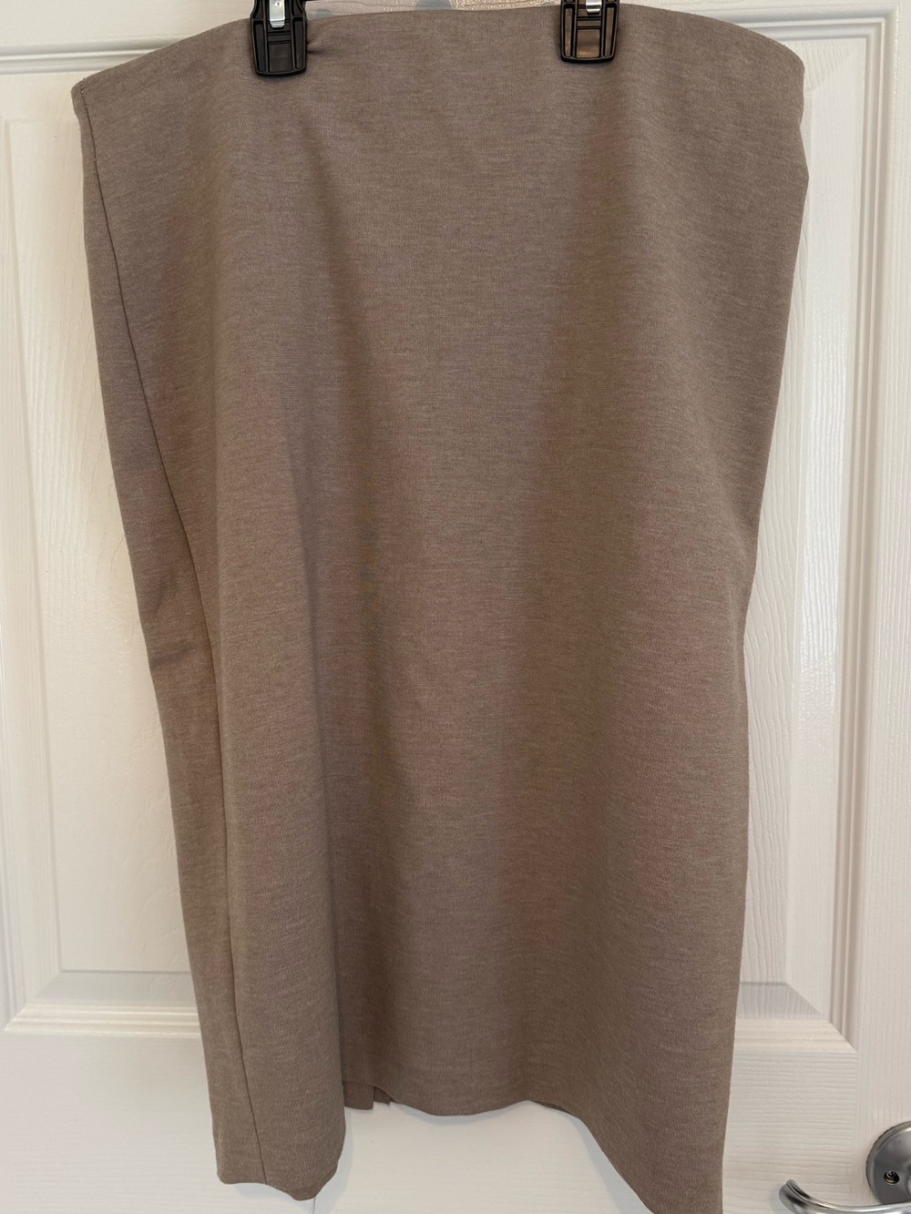 Philosophy Taupe Pencil Skirt
